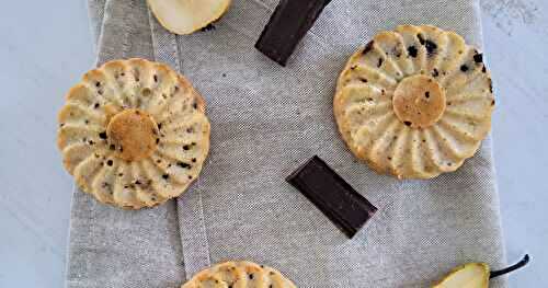 Petits gâteaux chocolat / poire