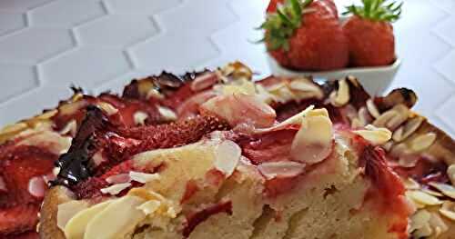 Gâteau aux fraises et mascarpone