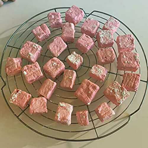 Guimauves à la rose