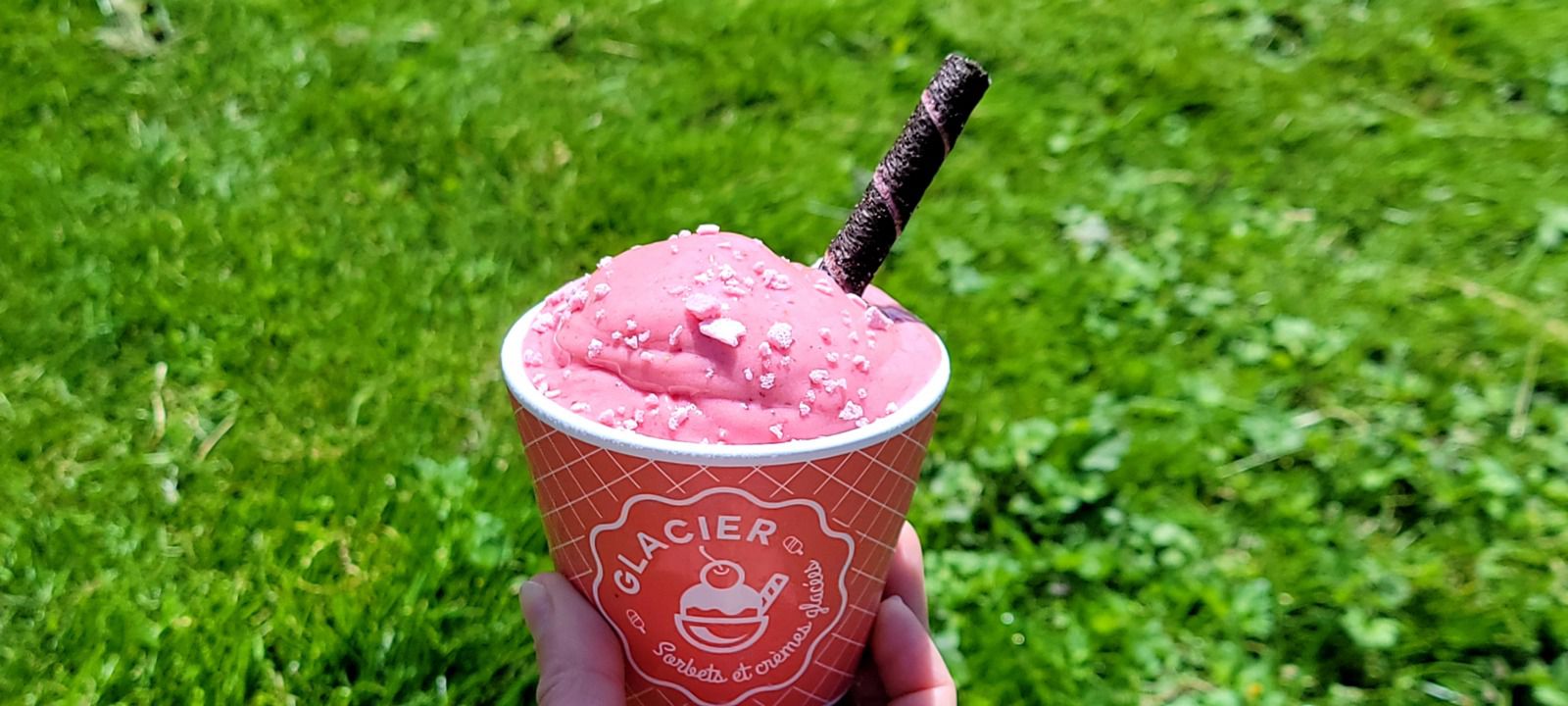 Glace à la fraise façon italienne 