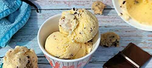 Glace vanille cookie dough au Thermomix
