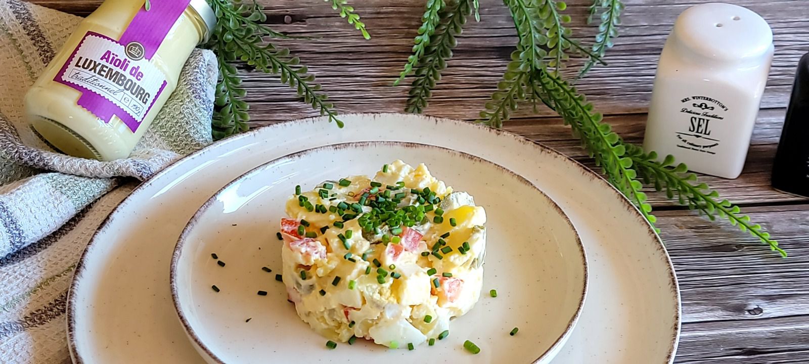 Salade de pommes de terre aïoli façon piémontaise 