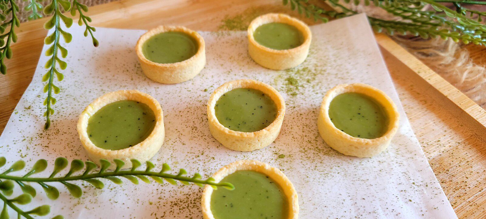 Tartelettes matcha