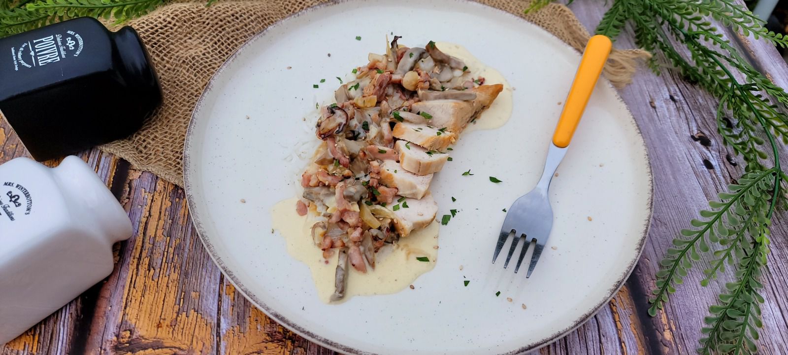 Filet de poulet à la normande