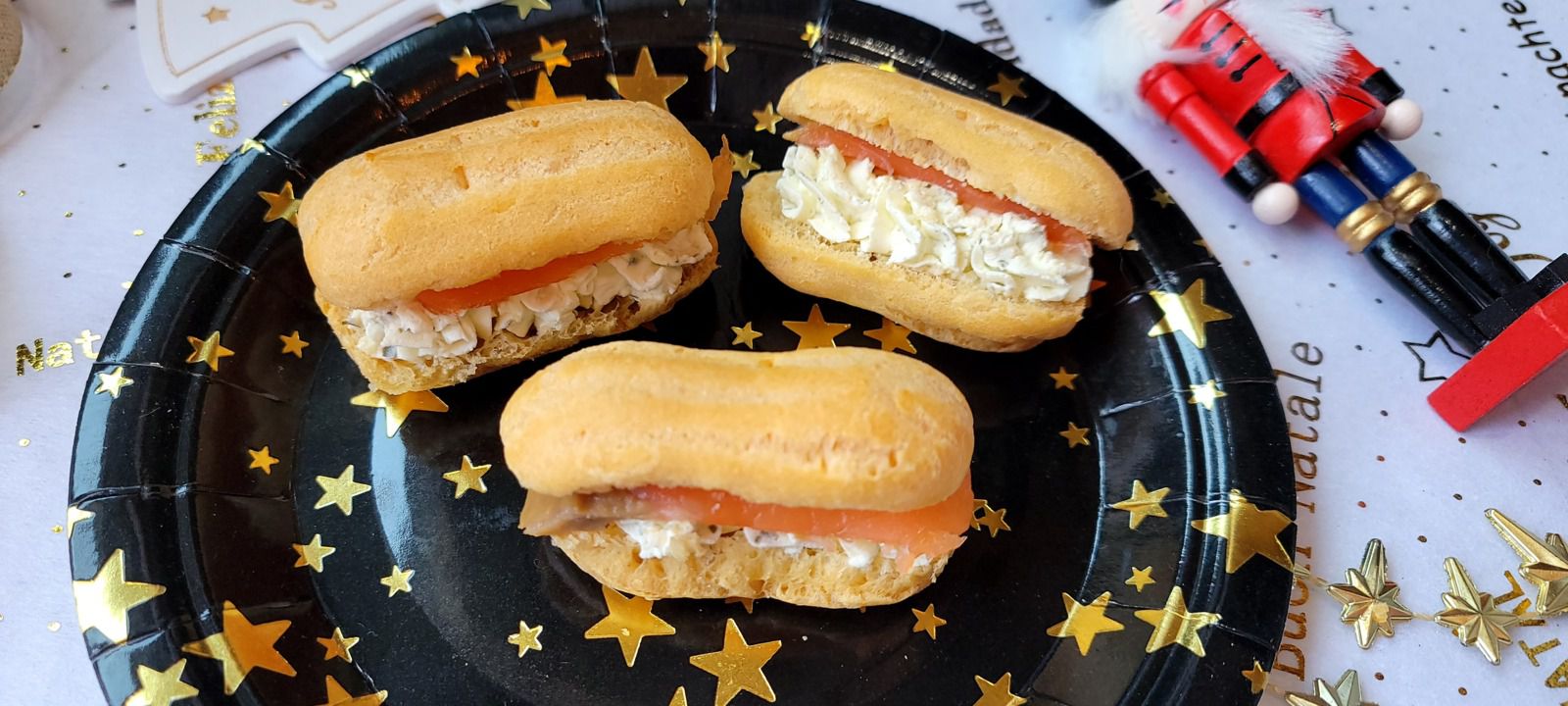 Bouchées au saumon fumé et fromage frais