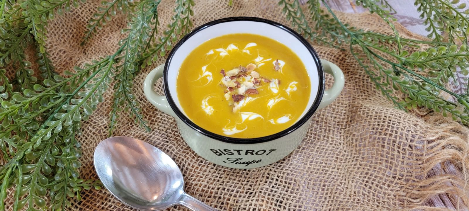 Velouté butternut et chataignes