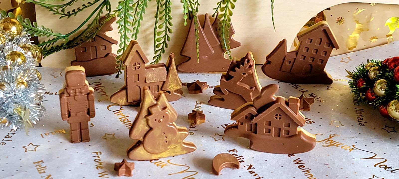 Village de Noël en sablés au beurre de ferme