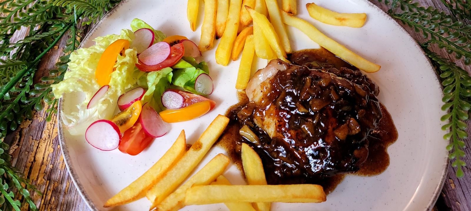 Haut de cuisse de poulet au coca cola