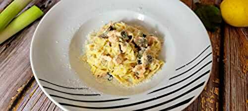 Tagliatelle au saumon