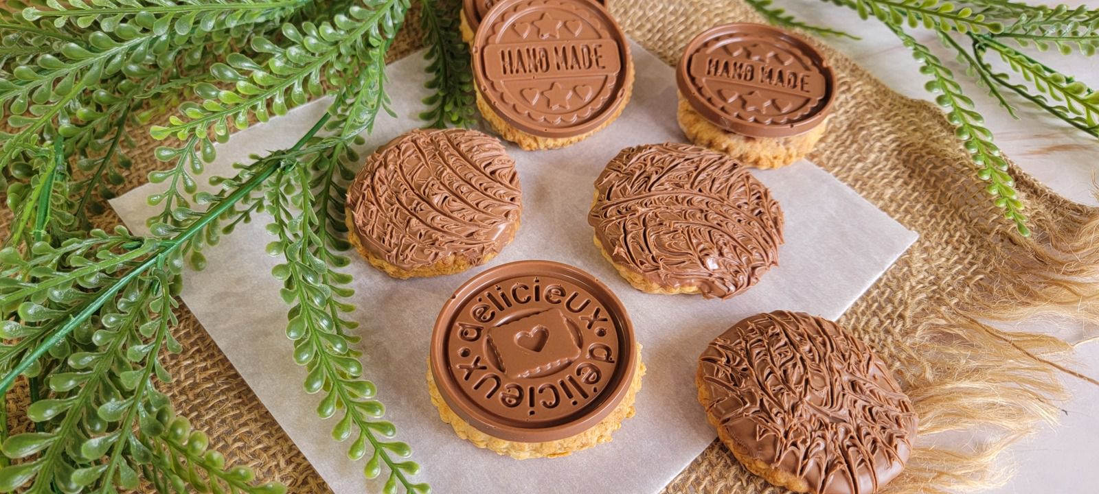 Biscuits granola chocolat au lait