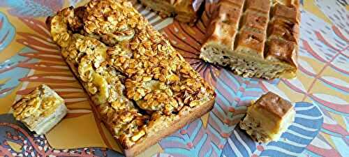 Gâteau léger aux pommes & flocons d’avoine