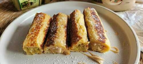 Roulés de pain perdu