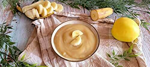 Compote pomme banane, 2 ingrédients