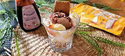 Coupe glacée façon Banoffee à la datte au Thermomix