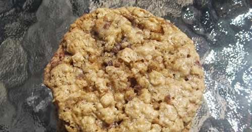 Biscuits au gruau et aux grains de chocolat