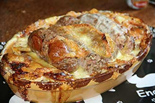 GRATIN D’ANDOUILLETTES AU LANGRES