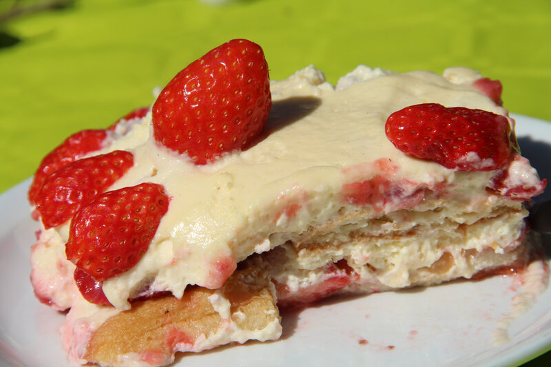 TIRAMISU TOUT FRAISES