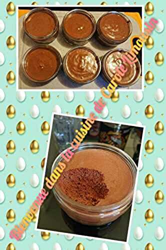 Mousse au chocolat de Pierre Hermé mais healthy