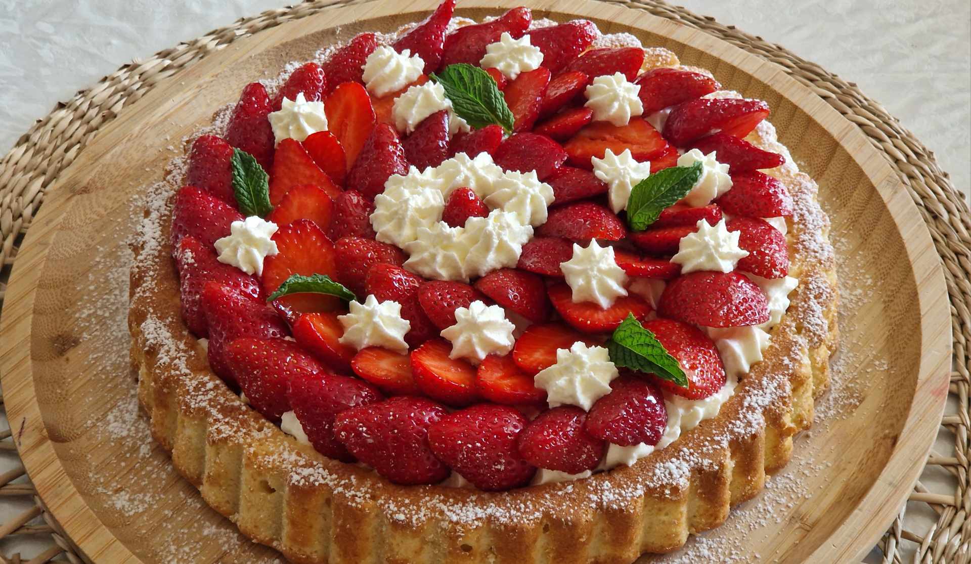 Biscuit Façon Tarte aux Fraises