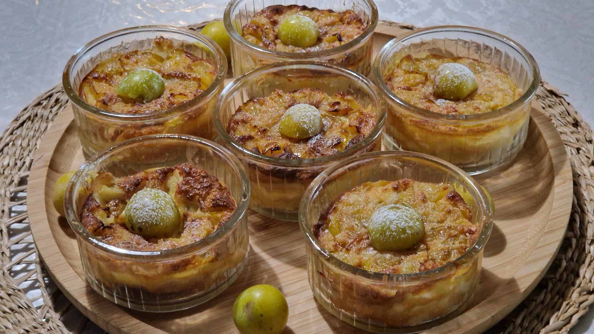 Clafoutis Individuels aux Mirabelles