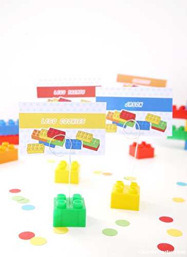 Fêtes | Party Printables: DIY Porte-Cartes Lego