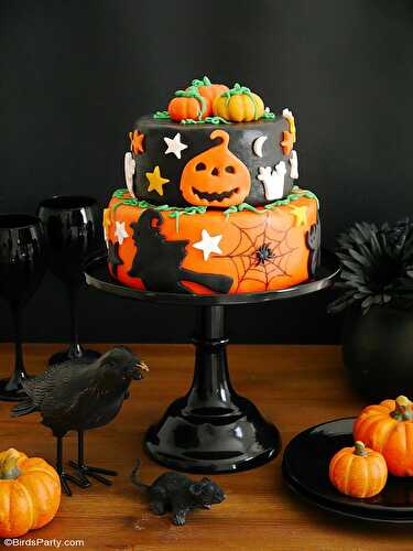 Fêtes | Party Printables: Un Gâteau Halloween Impressionnant & Hyper Facile à Faire