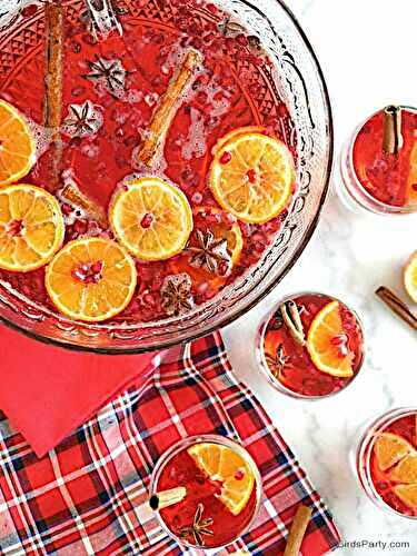 Recette de Punch à la Vodka et aux Canneberges