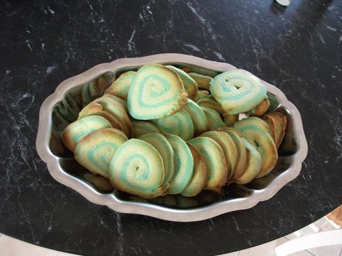 Biscuits bicolores