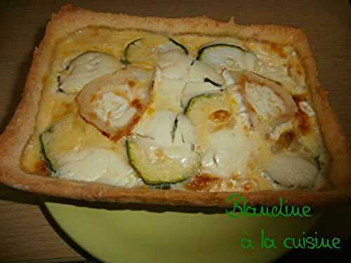 Quiche courgette et chèvre