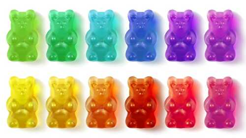 Recette Bonbons oursons maison colorés facile à faire