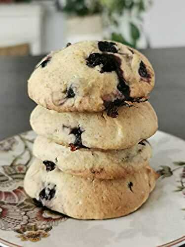 Cookies façon muffins à la myrtille