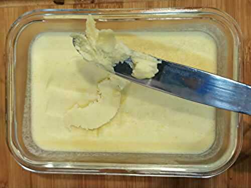 Beurre végétal maison