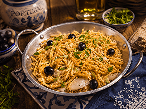 Bacalhau à Brás, la morue à la portugaise