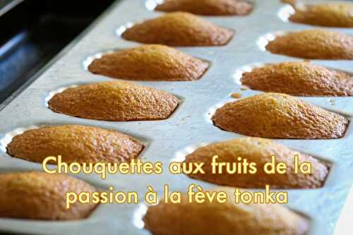 Chouquettes aux fruits de la passion à la fève Tonka
