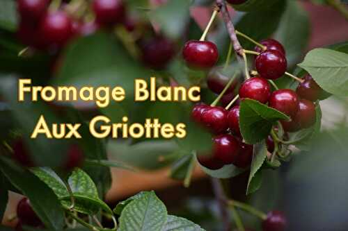 Fromage blancde griottes