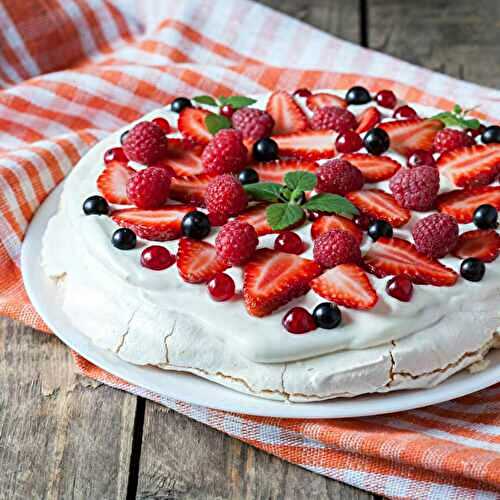 Pavlova à la friteuse à air