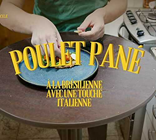 Poulet pané et frit à la brésilienne avec une touche d'Italie