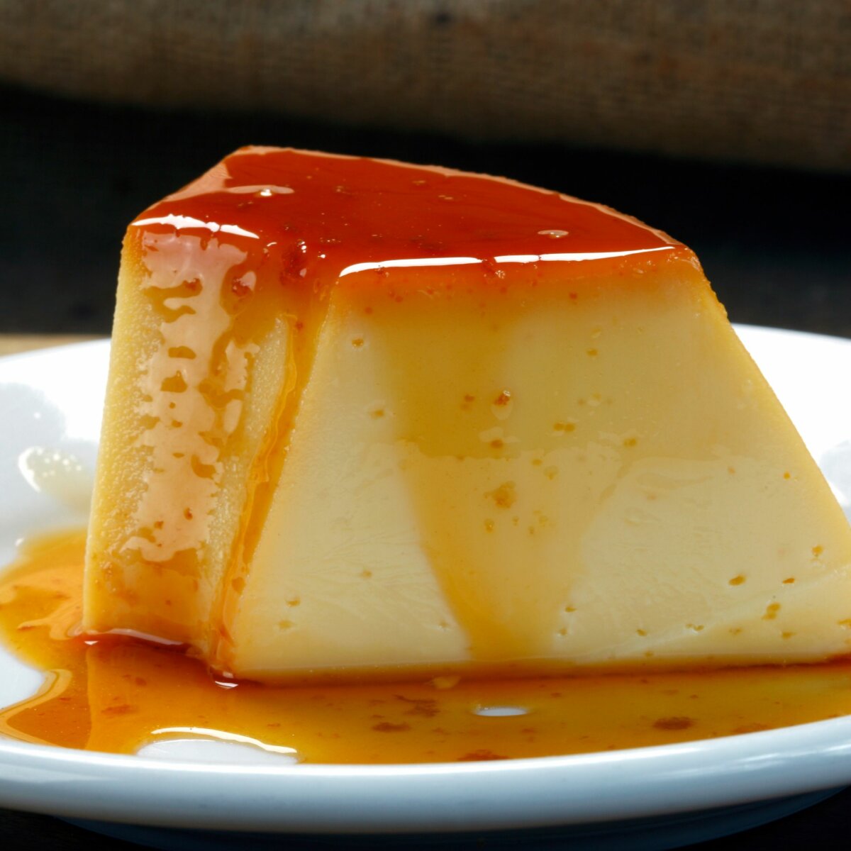 Pudding au lait dans la friteuse à air