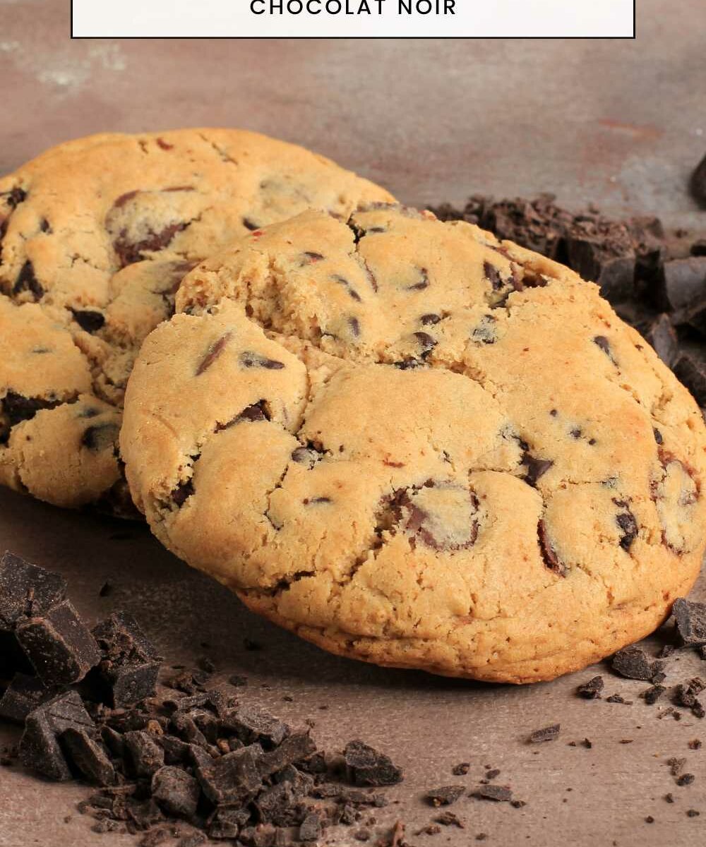 Cookie Cake Moelleux à la Banane et Chocolat Noir