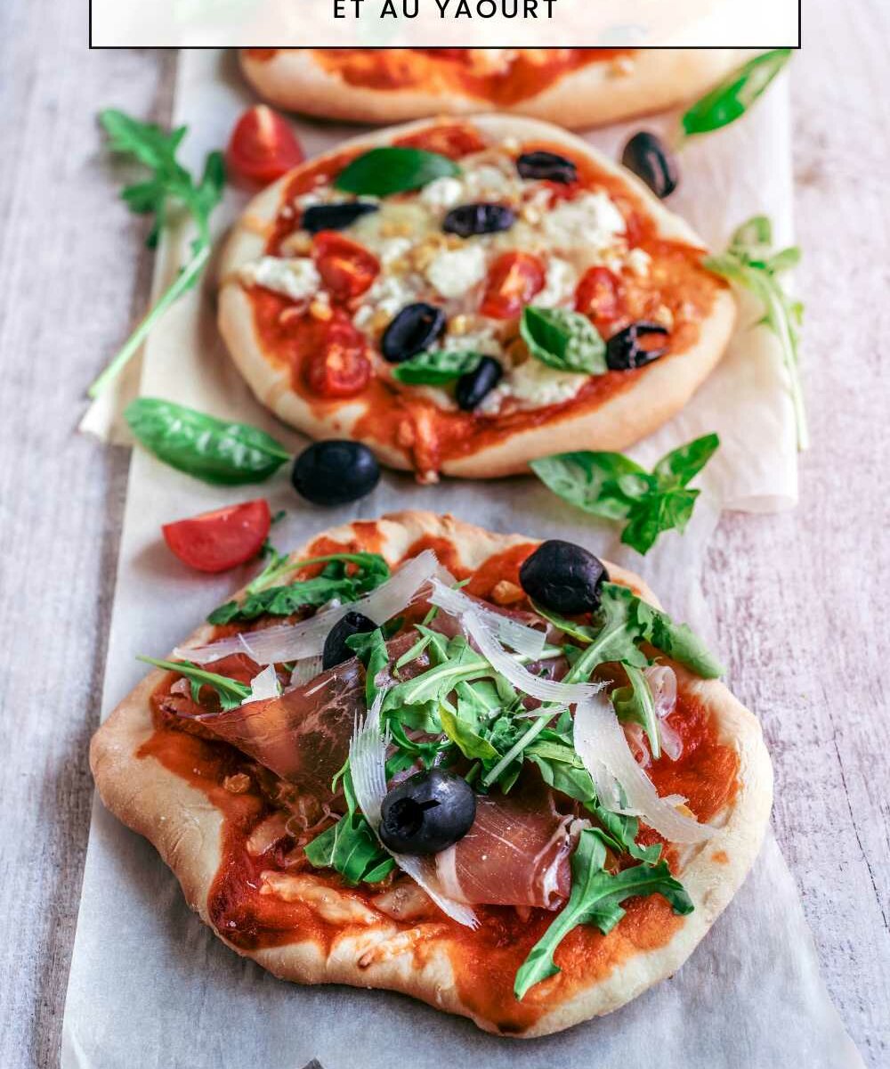 Mini Pizzas Légères à l’Avoine et au Yaourt - Recette Facile