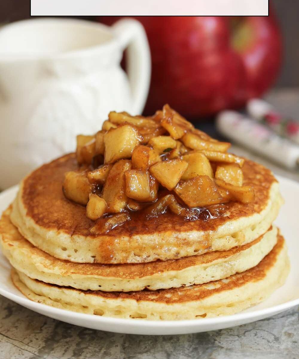 Recette de Pancakes à la pomme et vanille à la AirFryer