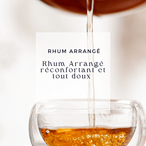 Rhum arrangé réconfortant et tout doux aux fruits rouges et vanille