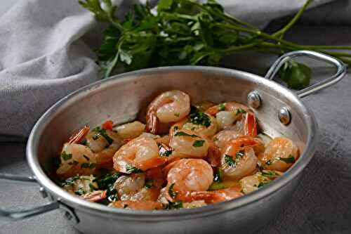 Crevettes à l'ail et au beurre