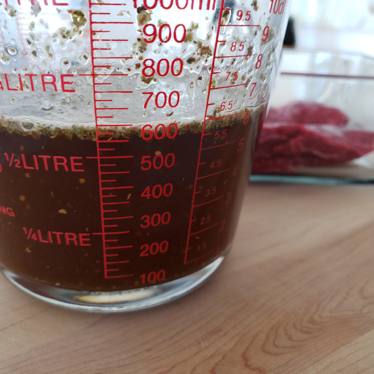 Marinade pour viande au sirop de bouleau