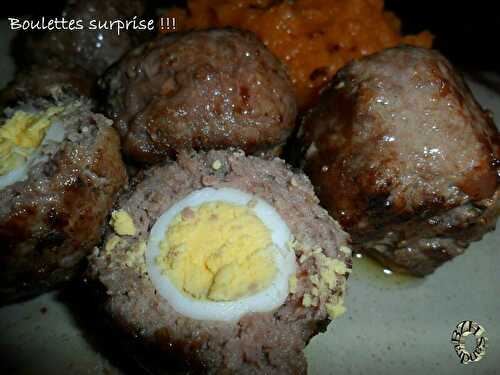 Boulettes de viande surprise !!!