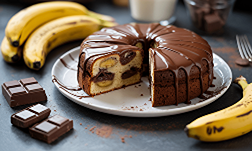 Comment préparer un gâteau moelleux banane et chocolat : la recette gourmande à essayer