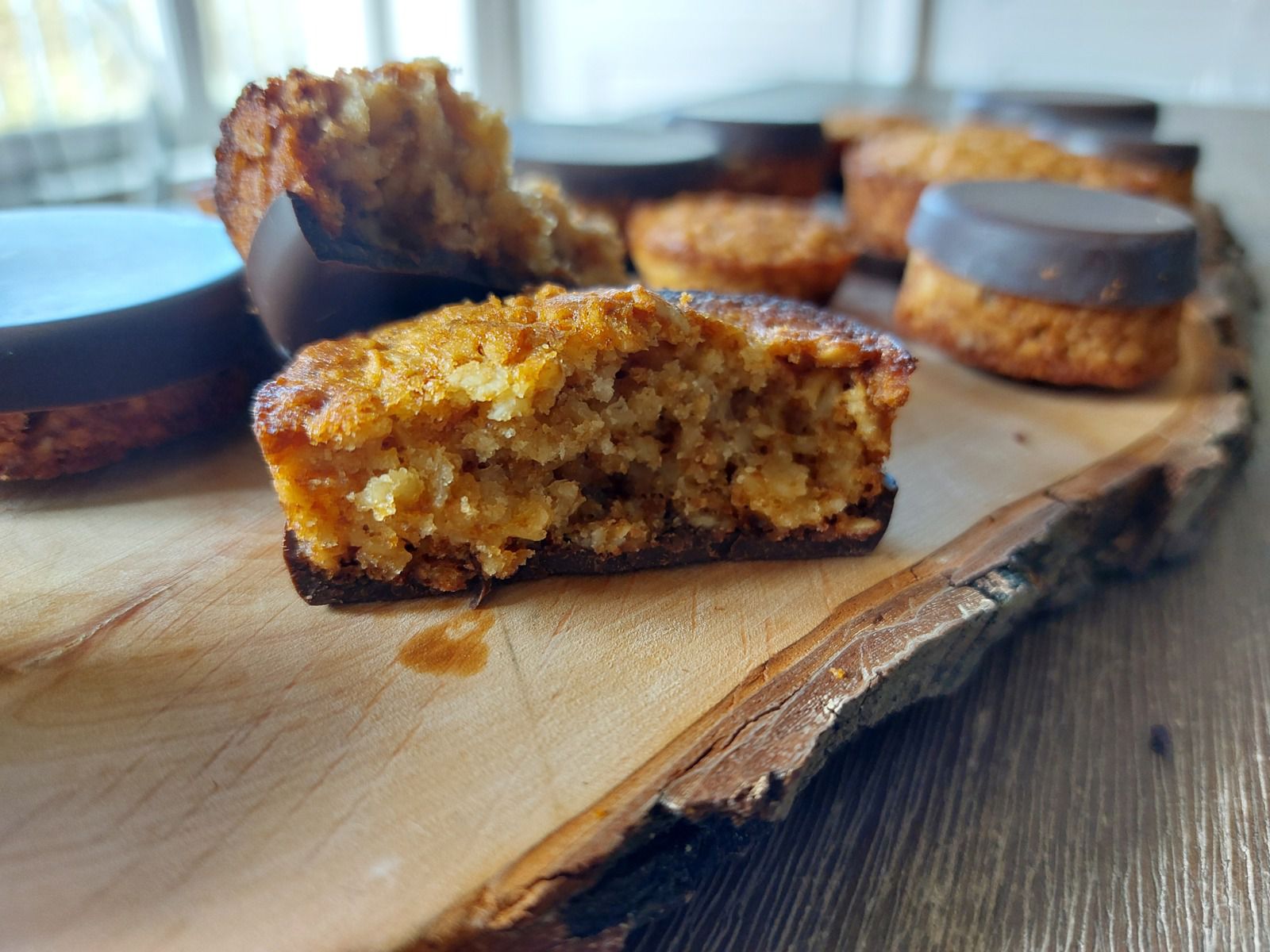 Gâteaux avoine & chocolat, moelleux et gourmands ! 