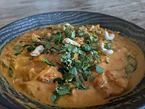 Curry de crevettes/saumon/ cabillaud