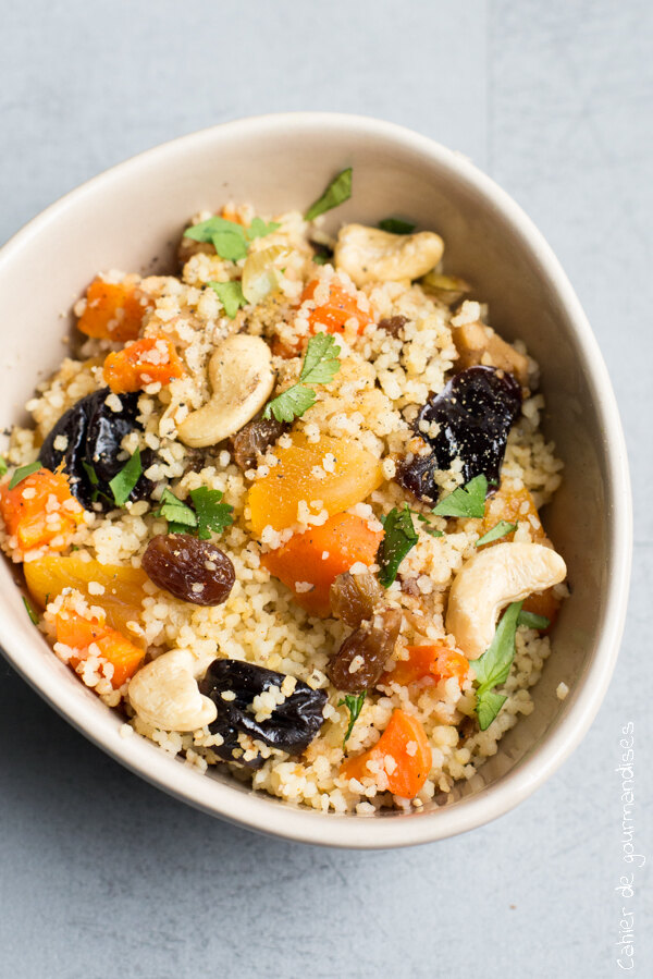 Couscous aux fruits secs