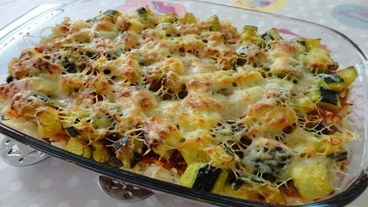 Gratin de courgettes à la viande hachée